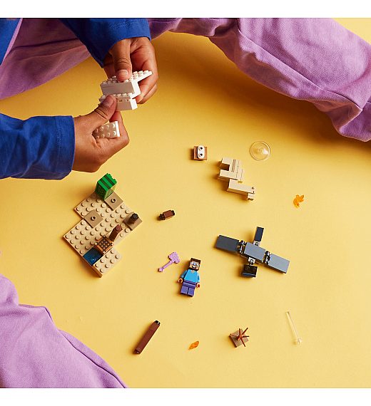 Lego kocke Minecraft Stevova puščavska odprava 21251