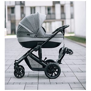 Buggyboard sa sjedalom i ručkom Black