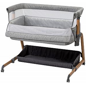 Obposteljna posteljica BLISS s predalom grey