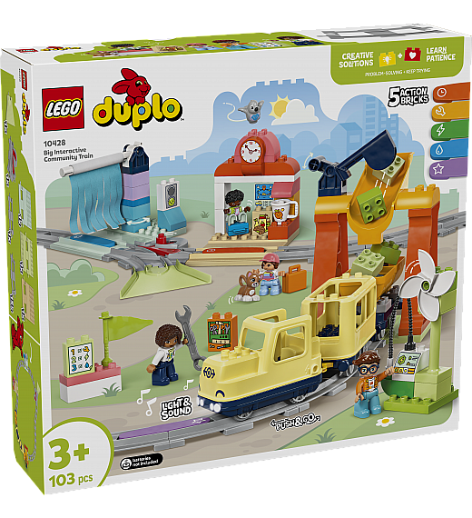 Kocke  Duplo Velik interaktiven skupni vlak 10428 Lego