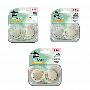 Tommee Tippee tolažilna duda - silikon , 0-2m, uni, 2/1