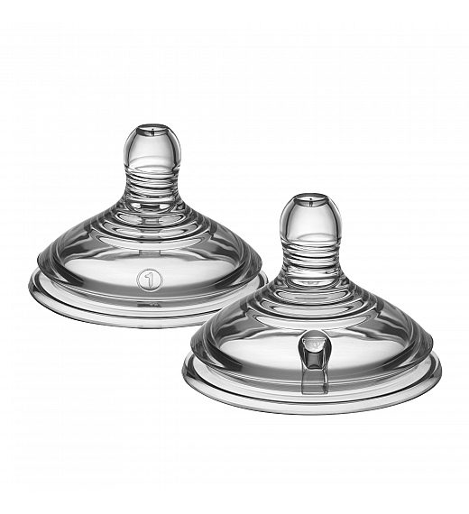 Tommee Tippee cucelj silikon NS, 0m+, Slow 2/1 Tommee Tippee