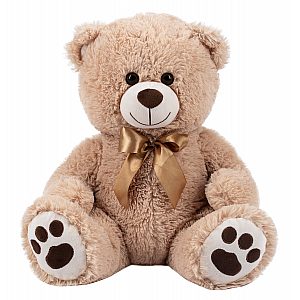 Free 2 Play plišasti medved Cuddly, 38 cm, rjav