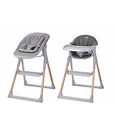 FreeON stol za hranjenje 2v1 Flexi Grow grey