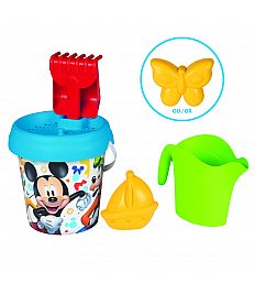 Smoby vedro set Mickey Garnished Bucket s kanglico velikost 18 cm