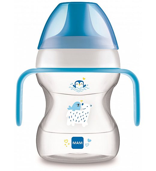MAM lonček learn to drink 190ml, 6m+ sort 350726 MAM