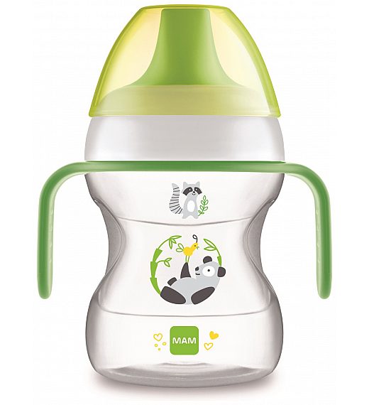 MAM lonček learn to drink 190ml, 6m+ sort 350726 MAM
