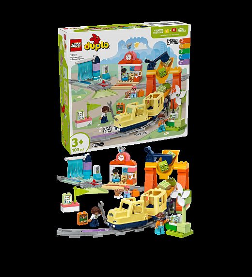 Kocke  Duplo Velik interaktiven skupni vlak 10428 Lego