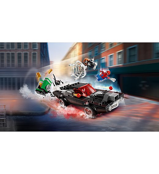 Lego® Super Heroes 76309 Spider-Man proti Venomovemu avtu z močnim motorjem Lego