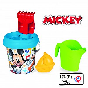 Smoby vedro set Mickey Garnished Bucket s kanglico velikost 18 cm