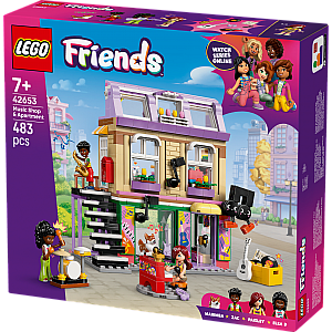 Lego® Friends 42653 Glasbena trgovina in stanovanje