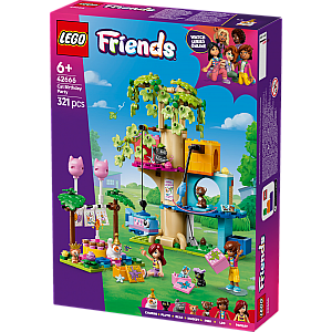Lego® Friends 42666 Mačja rojstnodnevna zabava in hiša na drevesu