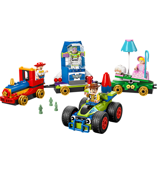 Kocke Disney Pixar Praznovanje Sveta igrač - Vlak in avtomobilček 43264 Lego