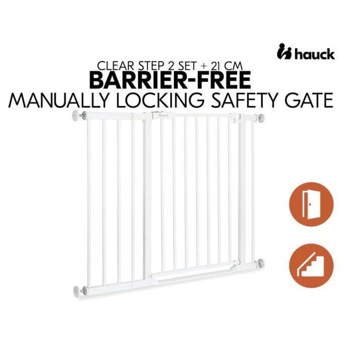 Zaštitna ograda CLEAR STEP 2 + 21 cm