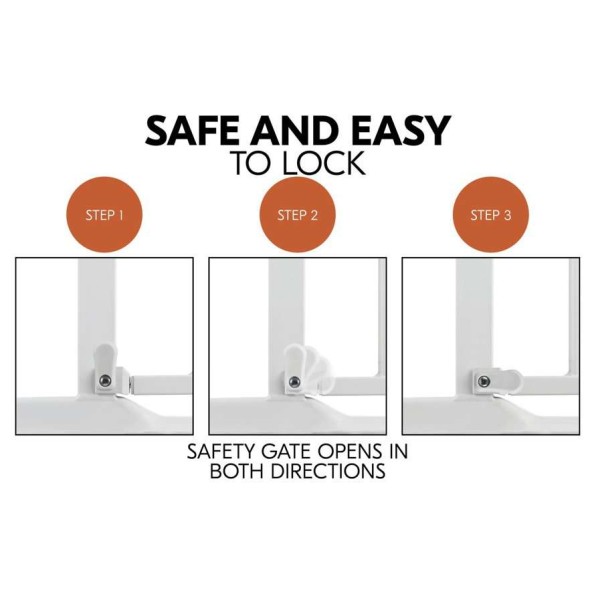 Zaštitna ograda CLEAR STEP 2 + 21 cm