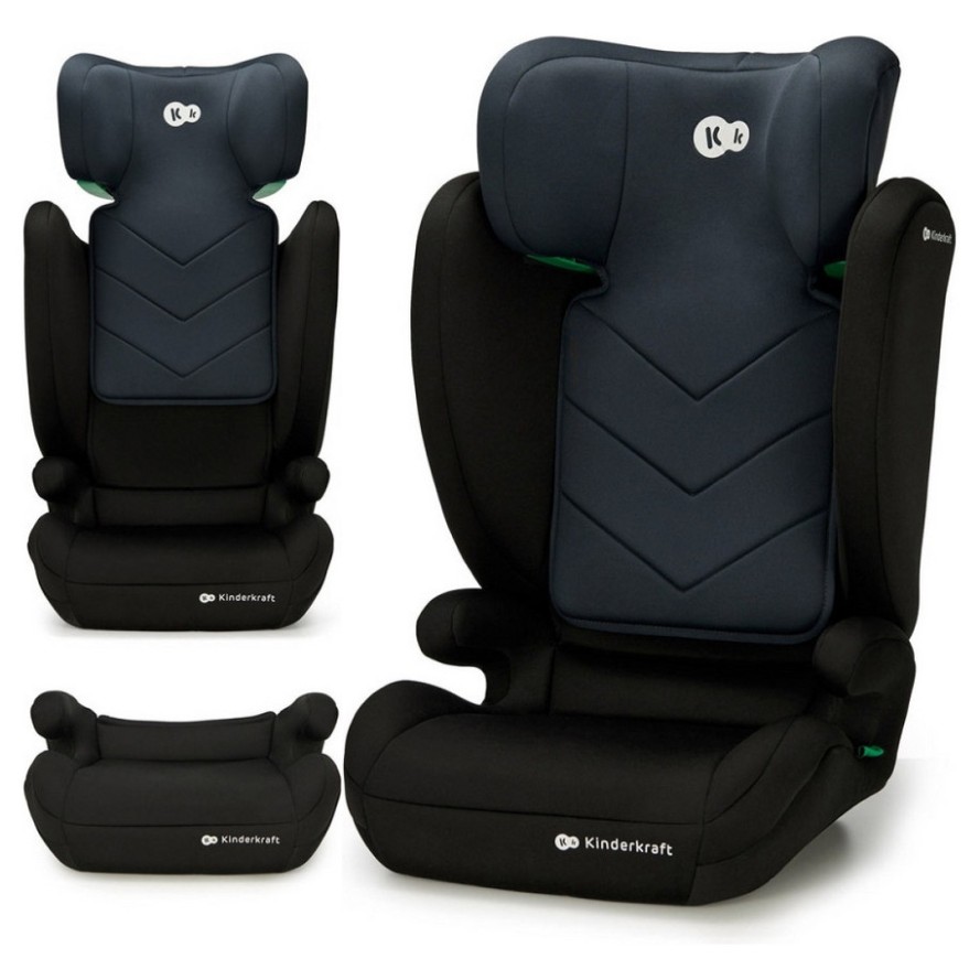 Avtosedež Kinderkraft I-Size I-SPARK Black 100-150 cm