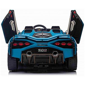 12V otroški avto na akumulator 4x4 Lamborghini Sian - moder