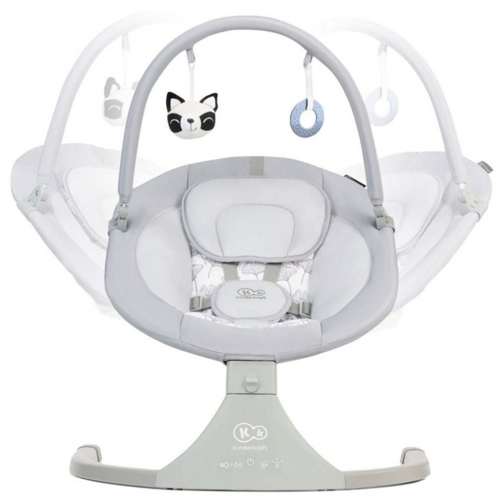 Gugalnik z igralnim lokom LULI Grey Gugalnik z igralnim lokom LULI Grey