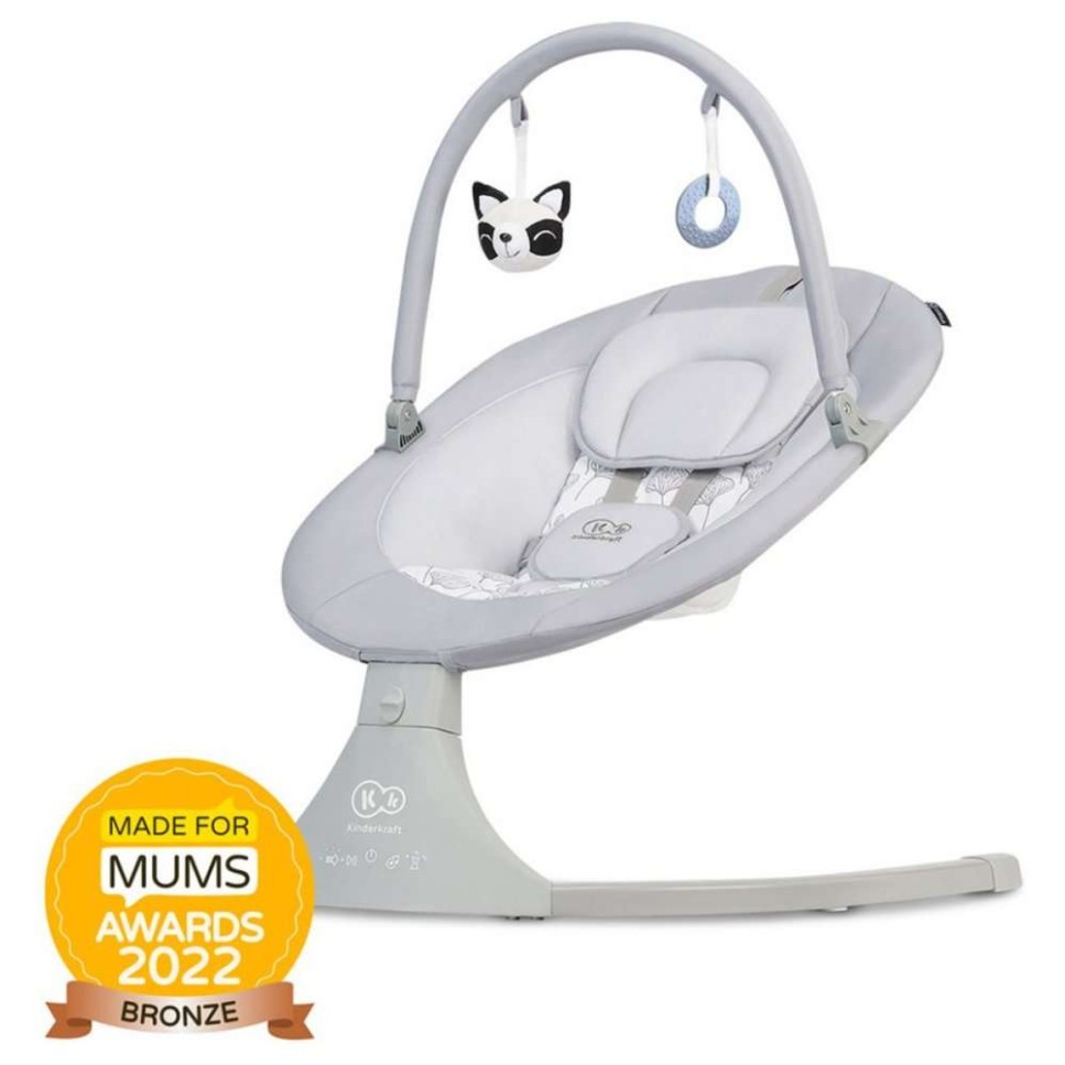 Gugalnik z igralnim lokom LULI Grey Gugalnik z igralnim lokom LULI Grey