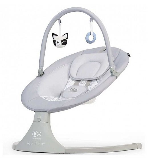 Gugalnik z igralnim lokom LULI Grey Kinderkraft