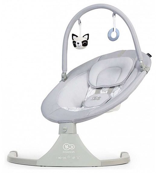 Gugalnik z igralnim lokom LULI Grey Kinderkraft