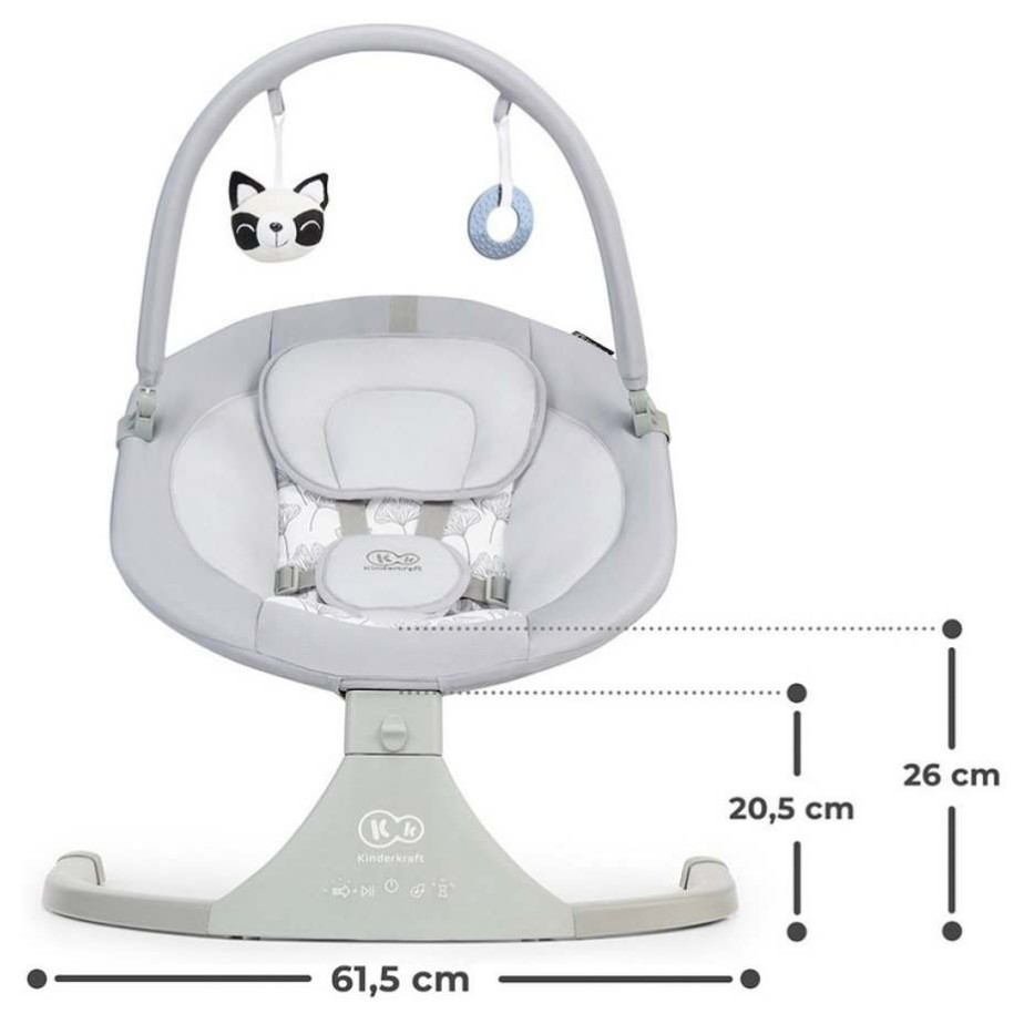 Gugalnik z igralnim lokom LULI Grey Gugalnik z igralnim lokom LULI Grey