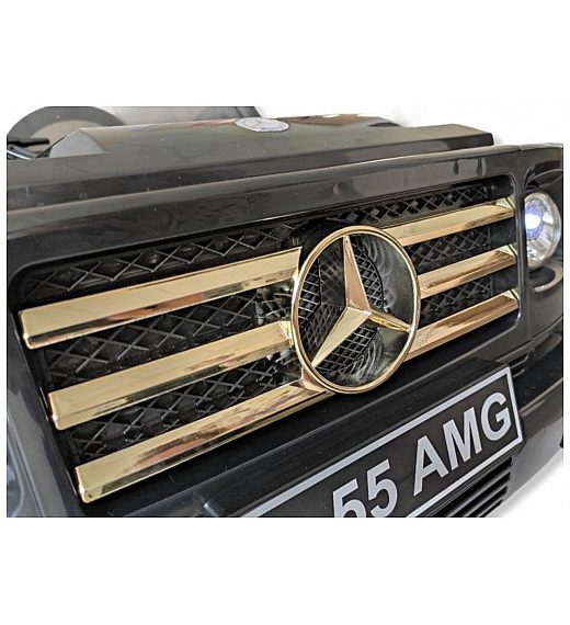 12V MERCEDES G55 AMG Babycar - avto na akumulator z daljincem črno-zlat