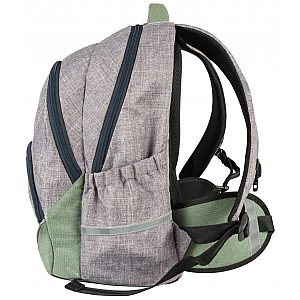  FLOW PACK Grey 26291 - anatomski šolski nahrbtnik, šolska torba