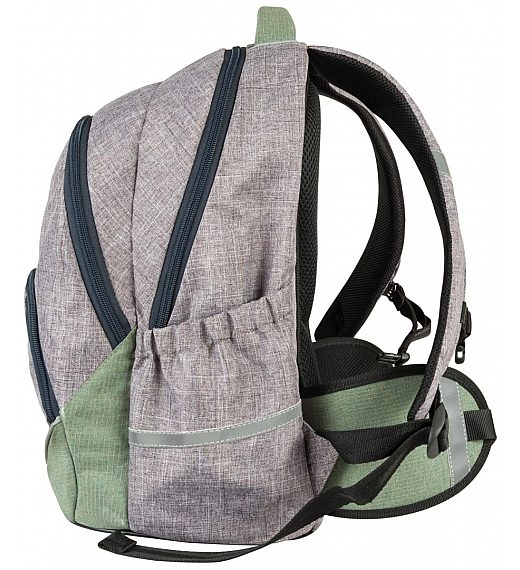 Target FLOW PACK Grey 26291 - anatomski šolski nahrbtnik, šolska torba