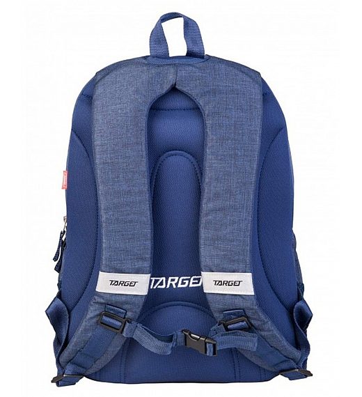 Target 3ZIP Blue Melange 26644 - školski ruksak, školska torba