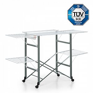 Sklopivi stalak za rublje Gulliver EVO - Aluminij Grey