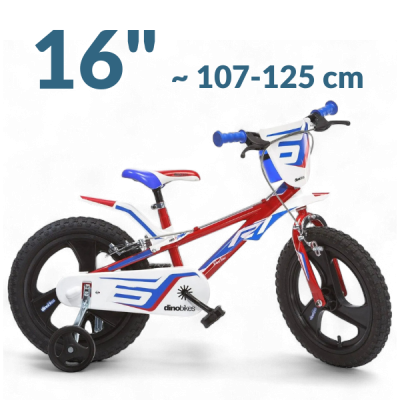 16 col (~ 107 - 125 cm)