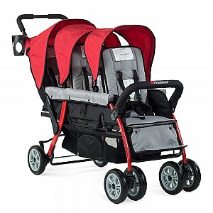  SPORT SPLASH TRIO crveni - dječja kolica za trostruku djecu