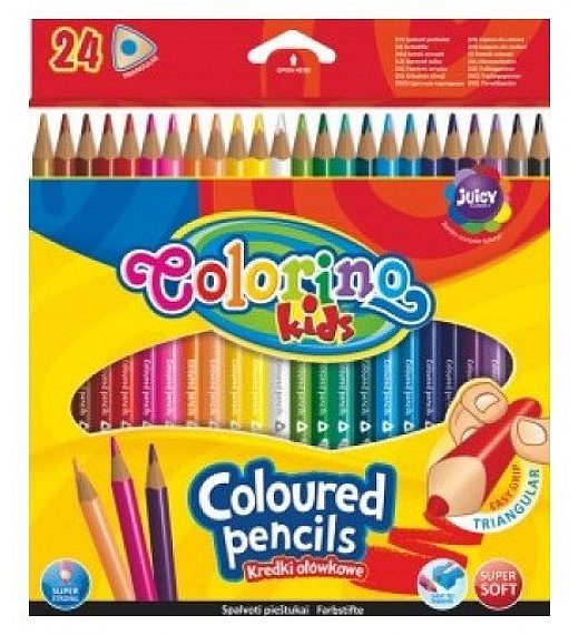 Bojice COLORINO TRIKOTNE 24/1
