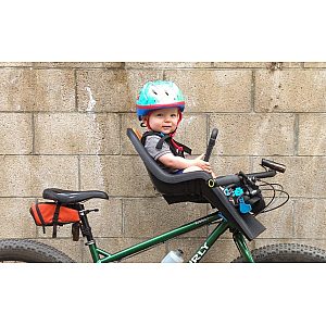  RideAlong Mini Dark Grey - otroški sedež za kolo
