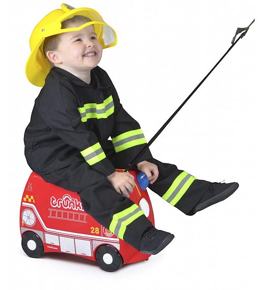 Trunki  Fireman FRANK (gasilec) - potovalni kovček