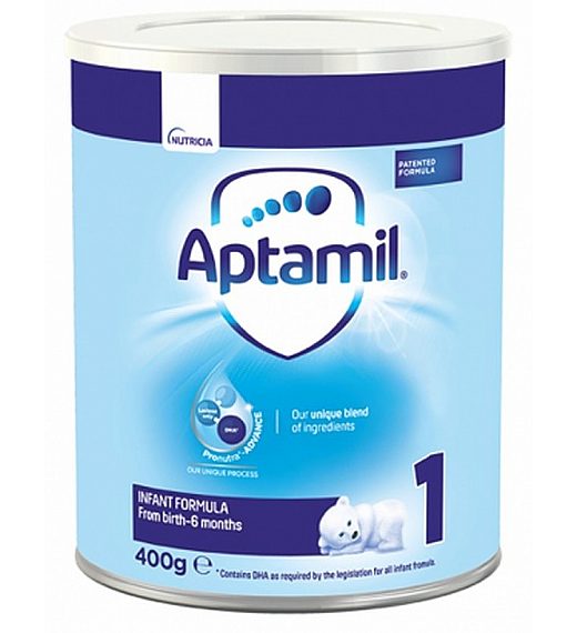Aptamil 1 adaptirano početno mlijeko 0-6 mjeseci, 400 g