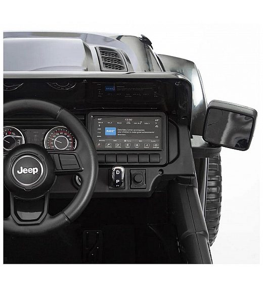 12V Jeep  WRANGLER RUBICON Babycar crni - auto na akumulator