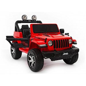12V Jeep WRANGLER RUBICON rdeč- otroški električni avto