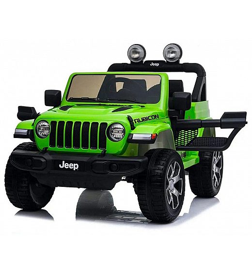 12V Jeep  WRANGLER RUBICON zelen- auto na akumulator