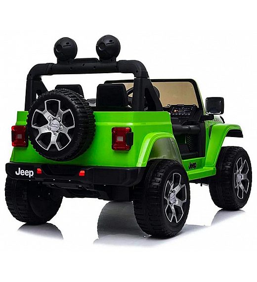 12V Jeep  WRANGLER RUBICON zelen- auto na akumulator