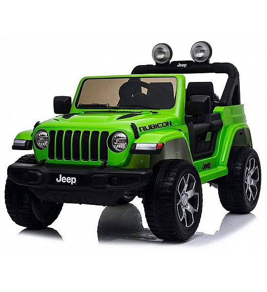 12V Jeep WRANGLER RUBICON zelen- otroški električni avto