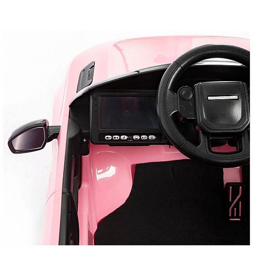 12V baterijski avto z daljincem LAND ROVER EVOQUE pink barve - Babycar