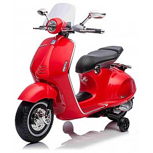 7,2V motor za otroke Vespa 946, Li-Ion, 2x 30W, rdeča