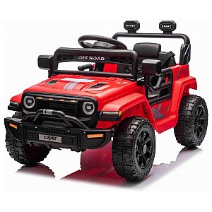 11V otroški avtomobil na akumulator OFFROAD rdeč, li-ion baterija