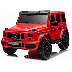 12V avto na daljinca 4x4 Mercedes G63 AMG, 4x 35W, do 50 kg, rdeč