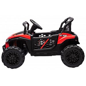 12V avto na akumulator UTV Small, 2x35W, daljinec, rdeč