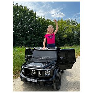 12V avto na akumulator 4x4 Mercedes G63 AMG,, črn, 4x35W