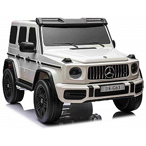 12V avto na daljinca 4x4 Mercedes G63 AMG, 4x 35W, do 50 kg, bel