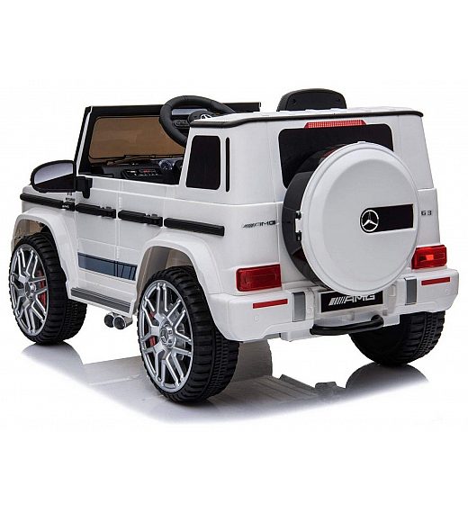 12V avto na daljinca Mercedes G, 50W, do 25kg, bel